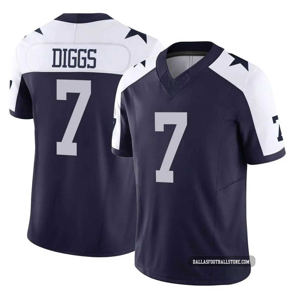 Trevon Diggs Dallas Cowboys ＃7 Limited Youth Navy Alternate Vapor F.U.S.E. Jersey
