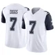 Trevon Diggs Dallas Cowboys ＃7 Limited Youth White 2nd Alternate Vapor F.U.S.E. Jersey