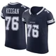Trevor Keegan Dallas Cowboys ＃76 Elite Men's Navy Vapor F.U.S.E. Jersey