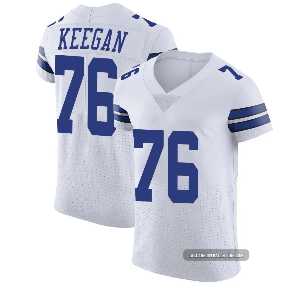 Trevor Keegan Dallas Cowboys ＃76 Elite Men's White Vapor Untouchable Jersey