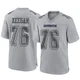 Trevor Keegan Dallas Cowboys ＃76 Game Men's Gray Atmosphere Fashion Jersey