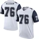 Trevor Keegan Dallas Cowboys ＃76 Legend Men's White Color Rush Jersey