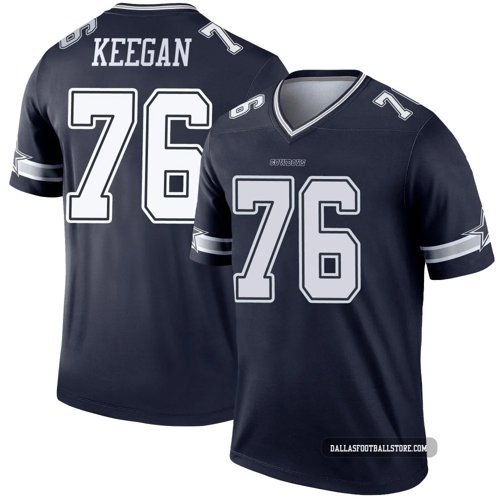 Trevor Keegan Dallas Cowboys ＃76 Legend Youth Navy Jersey
