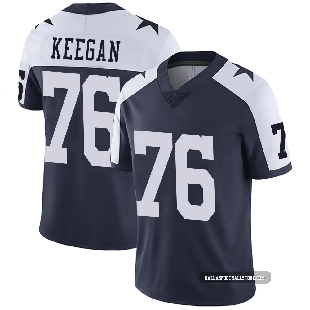 Trevor Keegan Dallas Cowboys ＃76 Limited Men's Navy Alternate Vapor Untouchable Jersey