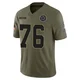 Trevor Keegan Dallas Cowboys ＃76 Limited Men's Olive 2025 Salute to Service Jersey