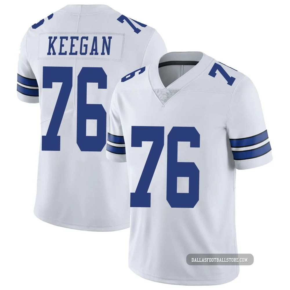 Trevor Keegan Dallas Cowboys ＃76 Limited Men's White Vapor Untouchable Jersey