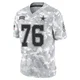 Trevor Keegan Dallas Cowboys ＃76 Limited Youth Arctic Camo 2024 Salute to Service Jersey