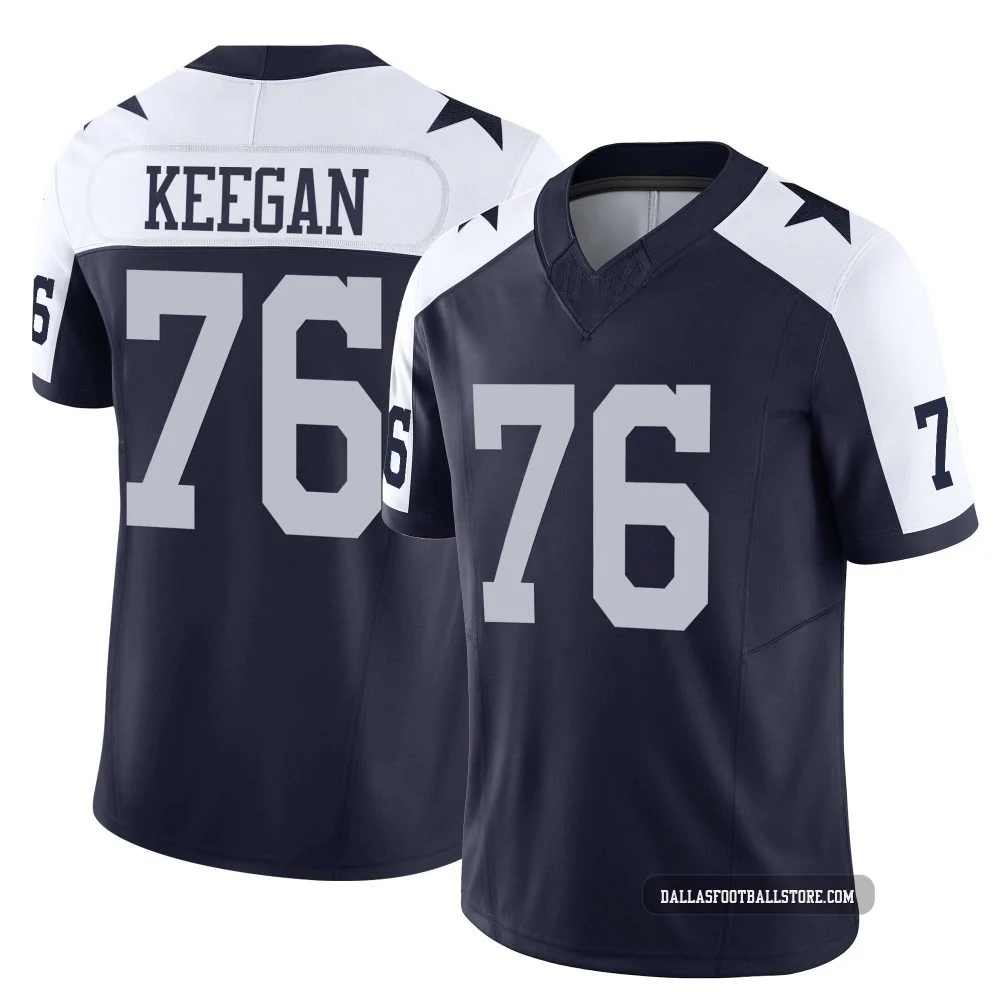 Trevor Keegan Dallas Cowboys ＃76 Limited Youth Navy Alternate Vapor F.U.S.E. Jersey