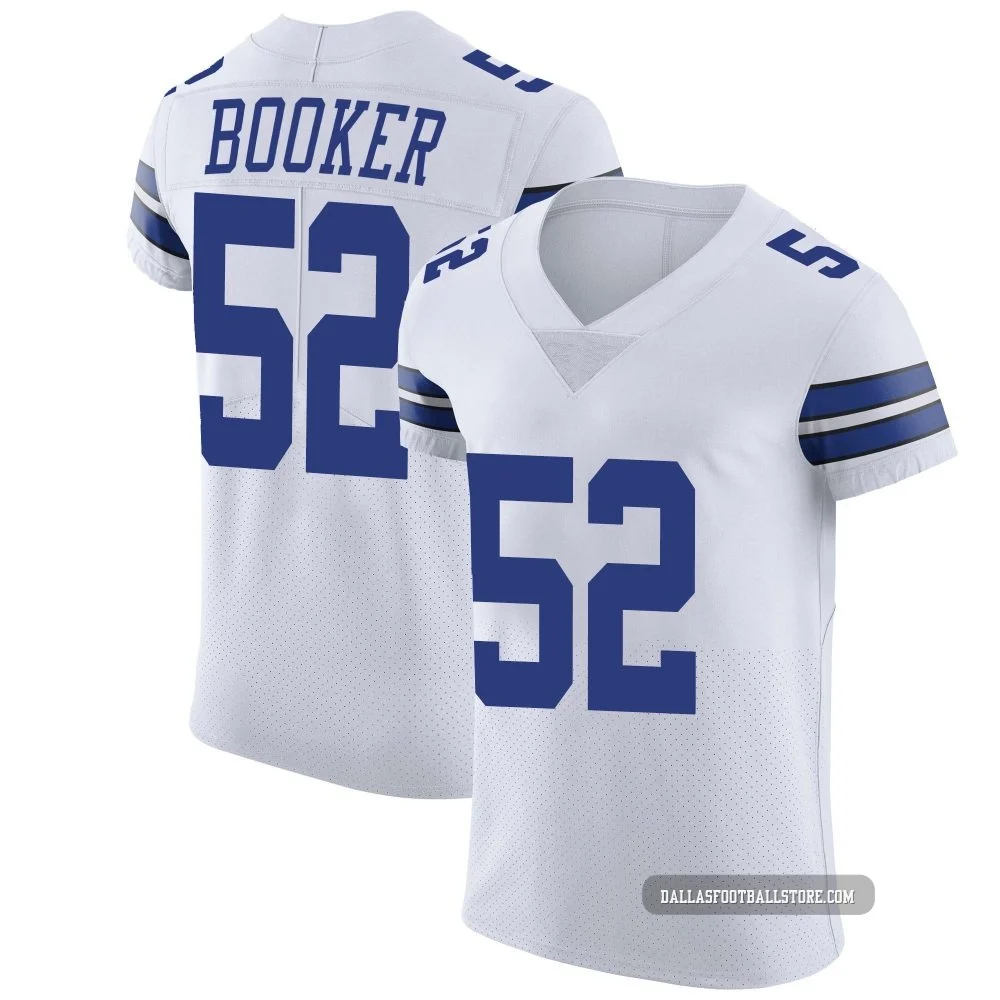 Tyler Booker Dallas Cowboys ＃52 Elite Men's White Vapor Untouchable Jersey