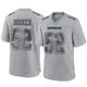 Tyler Booker Dallas Cowboys ＃52 Game Men's Gray Atmosphere Fashion Jersey