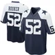 Tyler Booker Dallas Cowboys ＃52 Game Men's Navy Blue Throwback Jersey