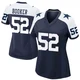 Tyler Booker Dallas Cowboys ＃52 Game Women's Navy Alternate Jersey