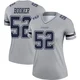 Tyler Booker Dallas Cowboys ＃52 Legend Women's Gray Inverted Jersey