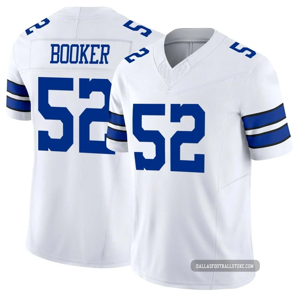 Tyler Booker Dallas Cowboys ＃52 Limited Youth White Vapor F.U.S.E. Jersey