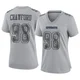 Tyrone Crawford Dallas Cowboys ＃98 Game Women's Gray Atmosphere Fashion Jersey