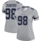 Tyrone Crawford Dallas Cowboys ＃98 Legend Women's Gray Inverted Jersey