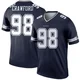 Tyrone Crawford Dallas Cowboys ＃98 Legend Youth Navy Jersey