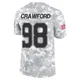 Tyrone Crawford Dallas Cowboys ＃98 Limited Men's Arctic Camo 2024 Salute to Service Jersey