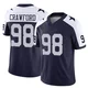 Tyrone Crawford Dallas Cowboys ＃98 Limited Men's Navy Alternate Vapor F.U.S.E. Jersey