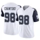 Tyrone Crawford Dallas Cowboys ＃98 Limited Men's White 2nd Alternate Vapor F.U.S.E. Jersey