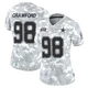 Tyrone Crawford Dallas Cowboys ＃98 Limited Women's Arctic Camo 2024 Salute to Service Jersey