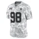 Tyrone Crawford Dallas Cowboys ＃98 Limited Youth Arctic Camo 2024 Salute to Service Jersey
