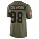 Tyrone Crawford Dallas Cowboys ＃98 Limited Youth Olive 2025 Salute to Service Jersey