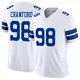 Tyrone Crawford Dallas Cowboys ＃98 Limited Youth White Vapor F.U.S.E. Jersey