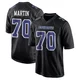 Zack Martin Dallas Cowboys ＃70 Game Men's Black Carbon Fashion Jersey
