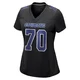 Zack Martin Dallas Cowboys ＃70 Game Women's Black Carbon Fashion Jersey