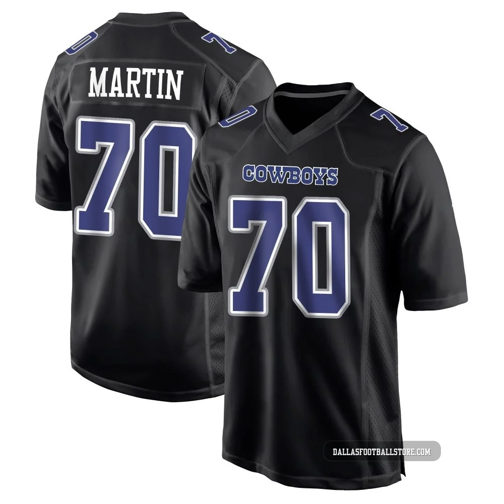 Zack Martin Dallas Cowboys ＃70 Game Youth Black Carbon Fashion Jersey