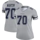 Zack Martin Dallas Cowboys ＃70 Legend Women's Gray Inverted Jersey