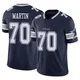 Zack Martin Dallas Cowboys ＃70 Limited Men's Navy Vapor F.U.S.E. Jersey