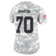 Zack Martin Dallas Cowboys ＃70 Limited Women's Arctic Camo 2024 Salute to Service Jersey