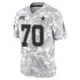 Zack Martin Dallas Cowboys ＃70 Limited Youth Arctic Camo 2024 Salute to Service Jersey