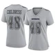 Zion Childress Dallas Cowboys ＃48 Game Women's Gray Atmosphere Fashion Jersey