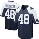 Zion Childress Dallas Cowboys ＃48 Game Youth Navy Blue Throwback Jersey