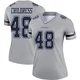 Zion Childress Dallas Cowboys ＃48 Legend Women's Gray Inverted Jersey