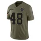 Zion Childress Dallas Cowboys ＃48 Limited Men's Olive 2025 Salute to Service Jersey