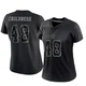 Zion Childress Dallas Cowboys ＃48 Limited Women's Black Reflective Jersey